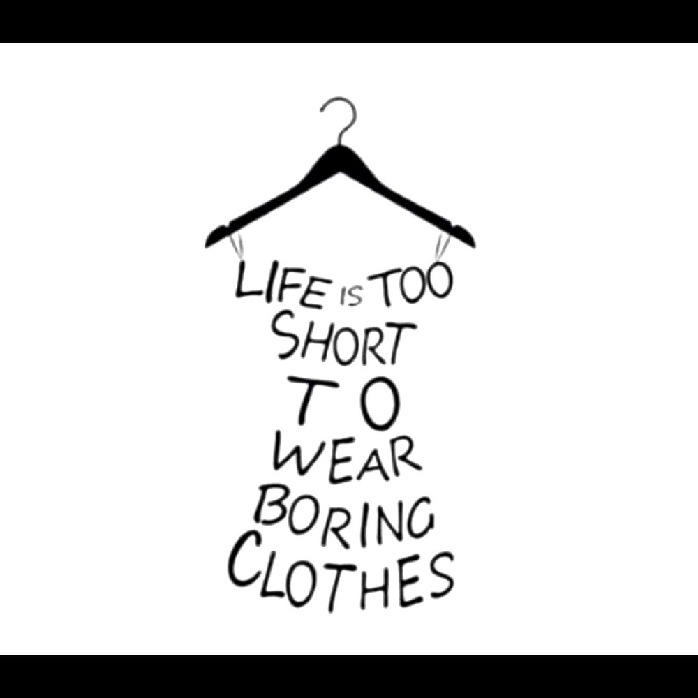 No to boring clothes!